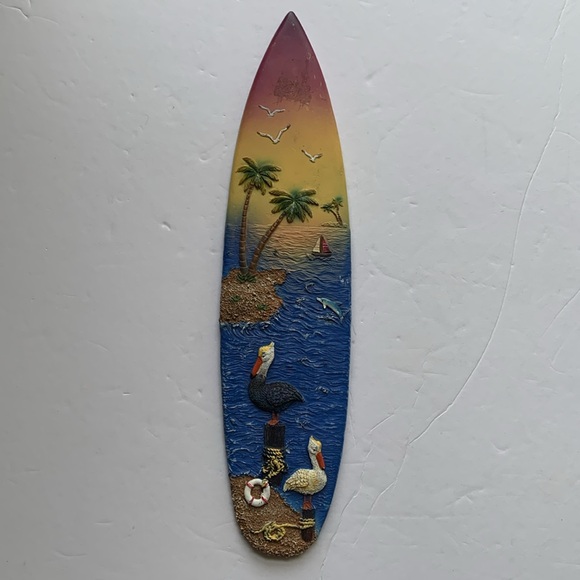 Tradewind Bay Mini Surfboard Art Polystone 3D Wall Mount Decor Lot Of 3 - Picture 5 of 7